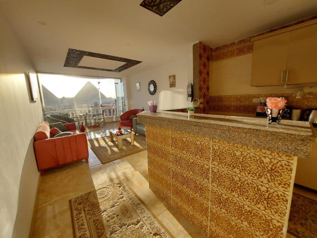 Full Pyramids View Apartment With Balcony For 8 P Kafret el-Gabal 외부 사진