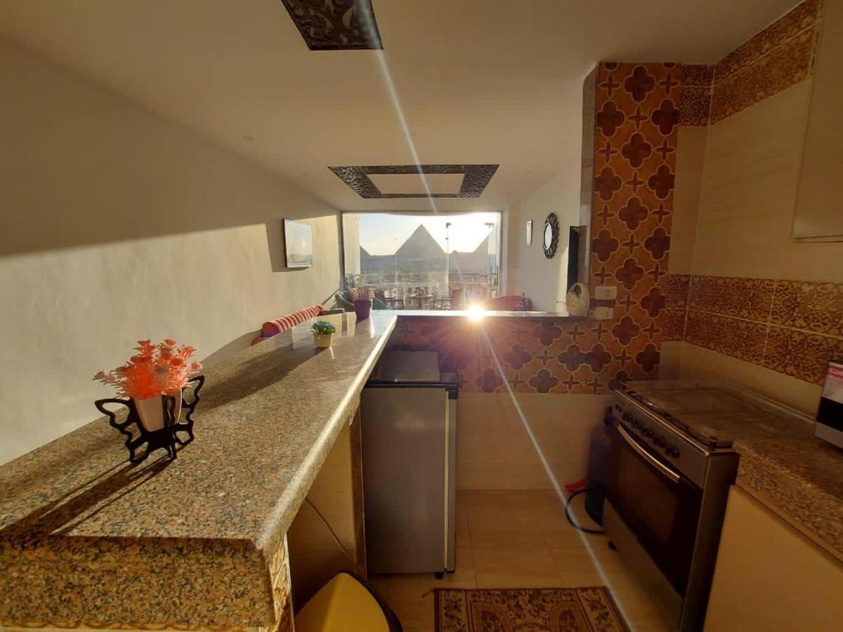 Full Pyramids View Apartment With Balcony For 8 P Kafret el-Gabal 외부 사진