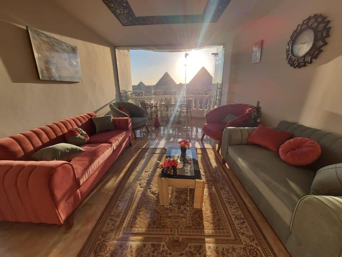 Full Pyramids View Apartment With Balcony For 8 P Kafret el-Gabal 외부 사진
