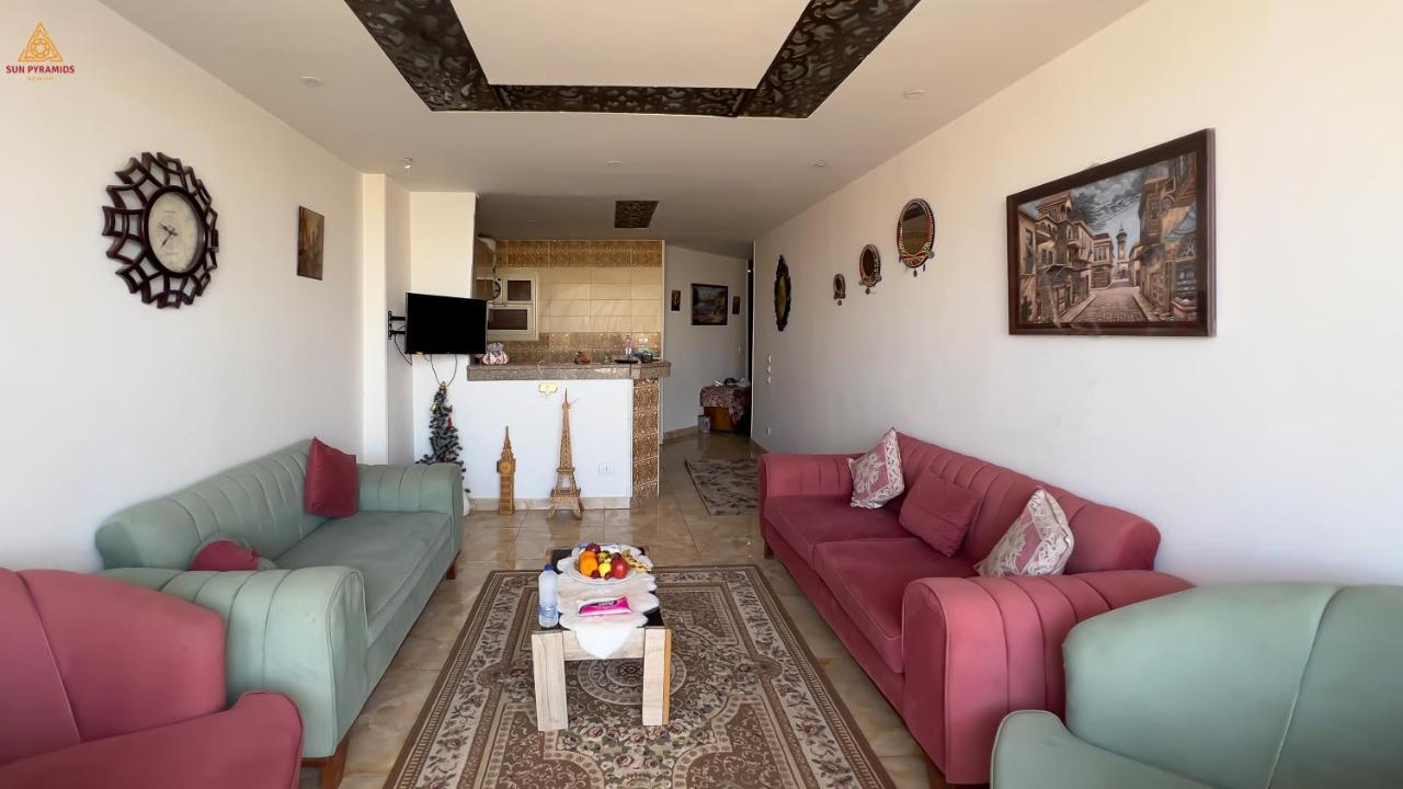 Full Pyramids View Apartment With Balcony For 8 P Kafret el-Gabal 외부 사진