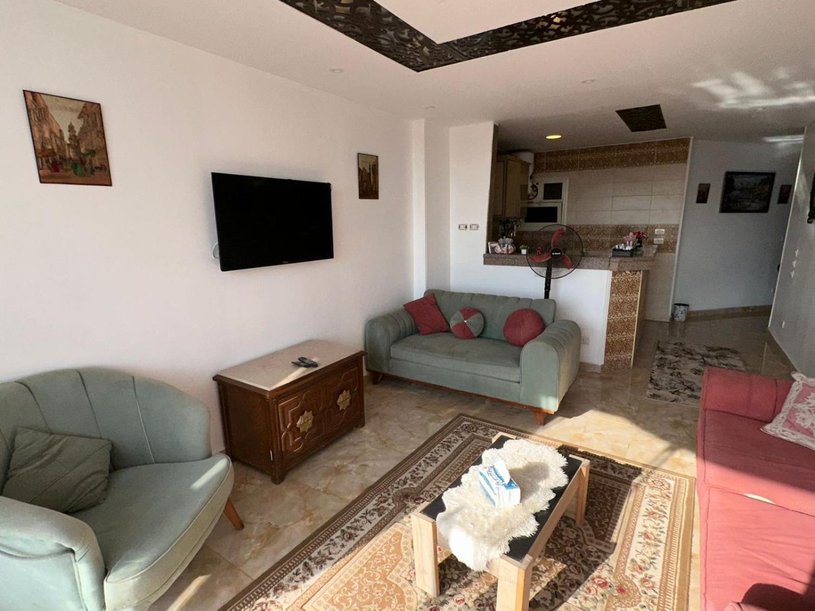 Full Pyramids View Apartment With Balcony For 8 P Kafret el-Gabal 외부 사진