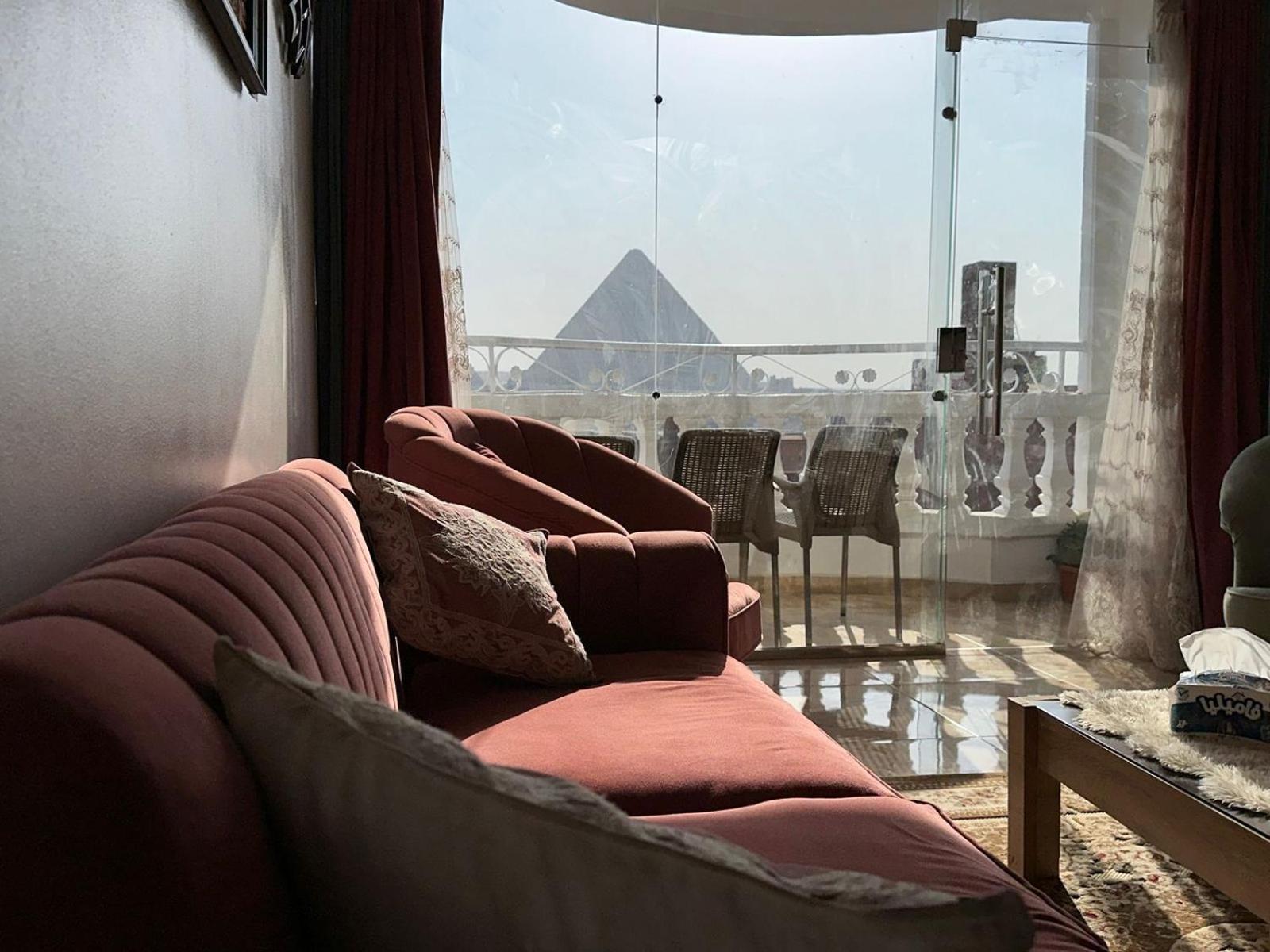 Full Pyramids View Apartment With Balcony For 8 P Kafret el-Gabal 외부 사진